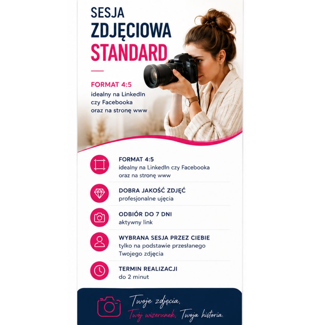 Sesja Zdjęciowa AI — Standard
